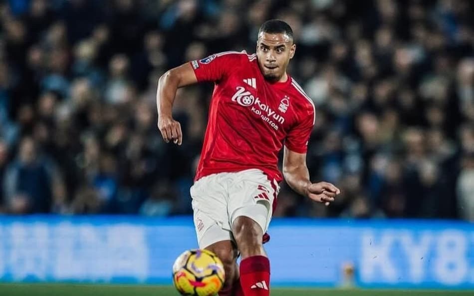 Murillo, zagueiro ex-Corinthians, é destaque do Nottingham Forest na Premier League (Foto: Reprodução)
