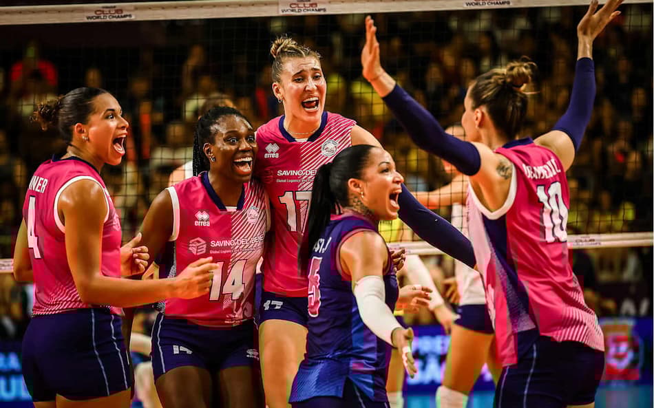 Scandicci - Mundial de Clubes de Vôlei Feminino (Foto: Divulgação/Volleyball World)