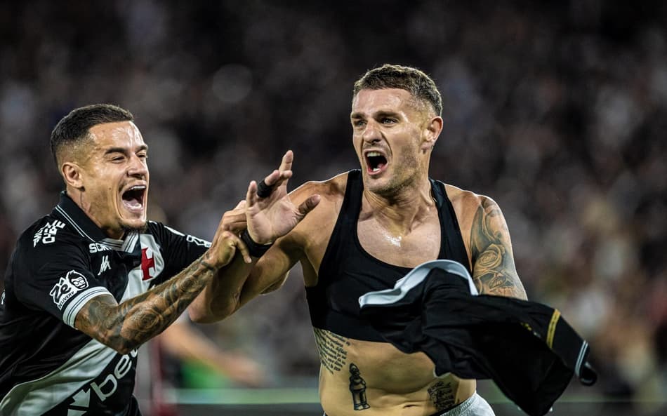 Vegetti comemora seu gol contra o Fluminense (Foto: Affonso Andrade/Agência F8/Gazeta Press) 