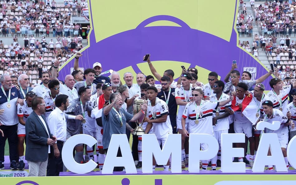 São Paulo campeão da Copinha 2025