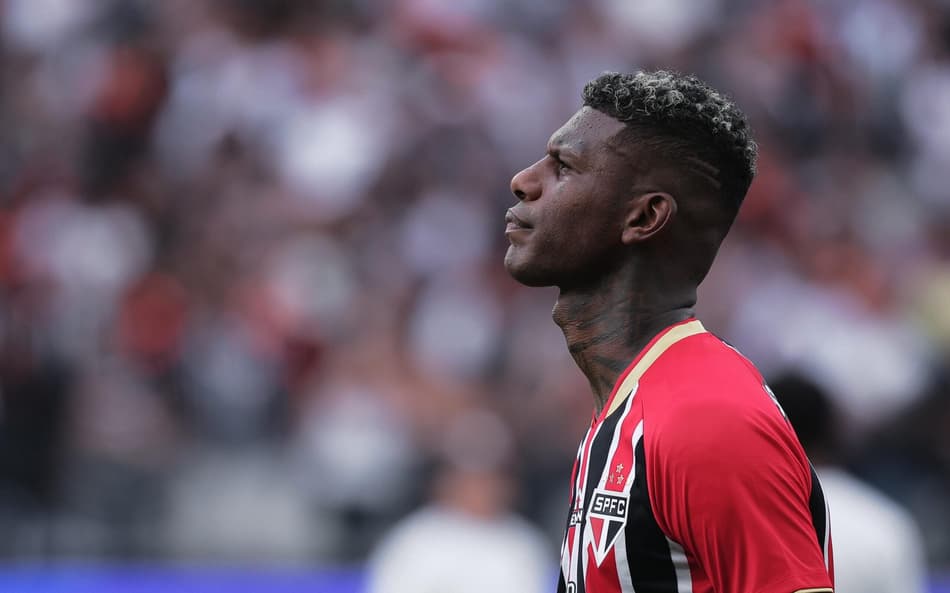 Arboleda em Corinthians x São Paulo (Foto: Ettore Chiereguini/Agif/Gazeta Press)