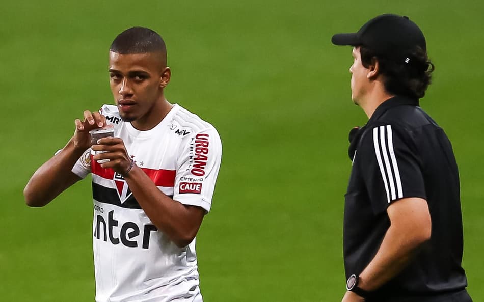 Brenner e Fernando Diniz quando trabalharam juntos no São Paulo