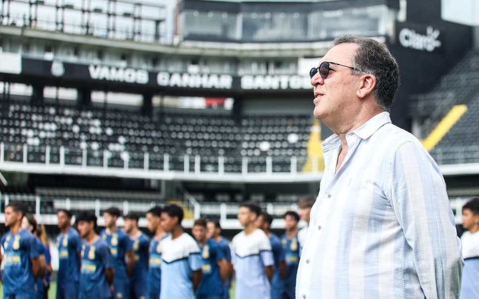 Marcelo Teixeira, presidente do Santos (Foto: Foto: Reinaldo Campos/ Santos FC)