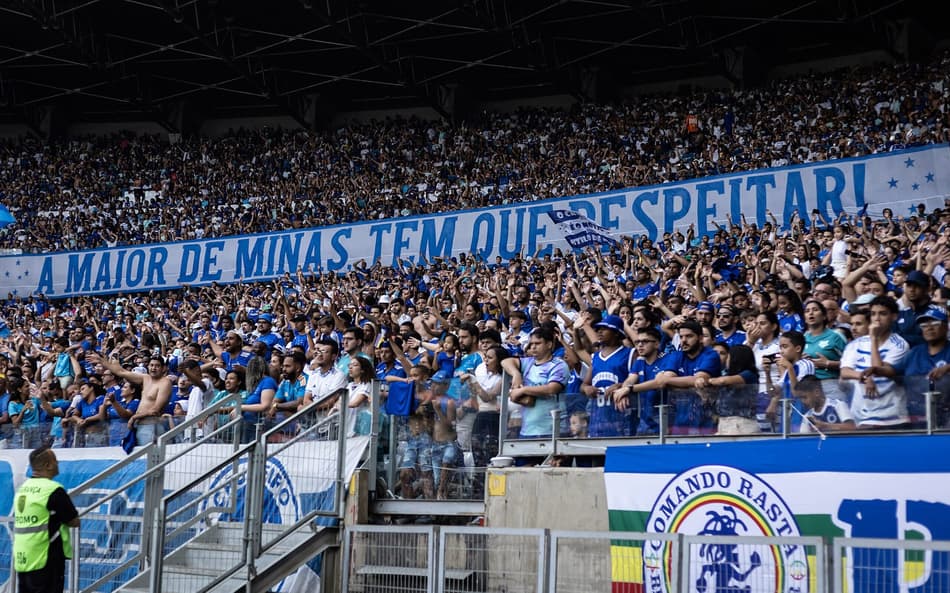Torcida do Cruzeiro (Foto: Gustavo Aleixo/Cruzeiro)