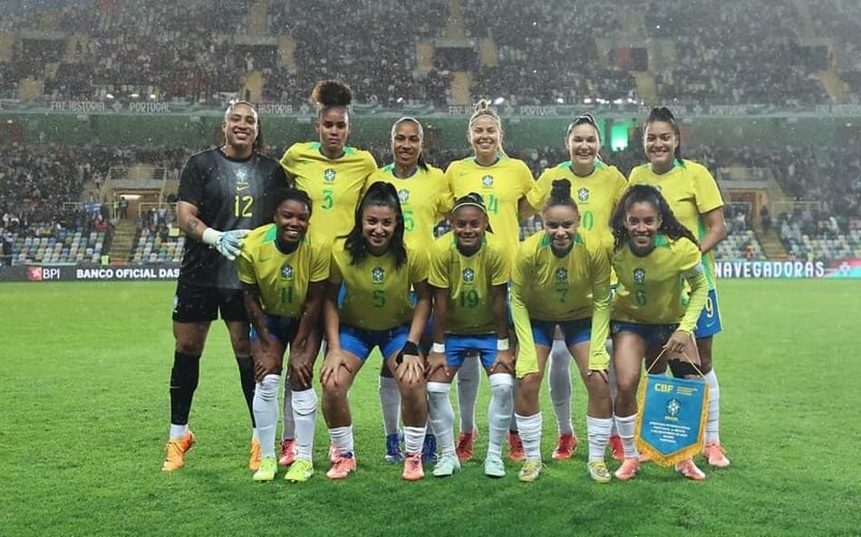 Seleção Brasileira durante amistoso contra Portugal, em 2025. (Foto: Lívia Villas Boas / CBF)