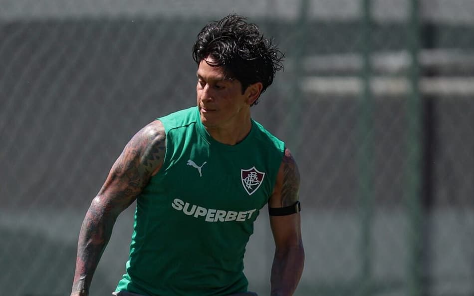 Cano em treino pelo Fluminense nesta sexta-feira (9) (Foto: Marcelo Gonçalves/ Fluminense FC)