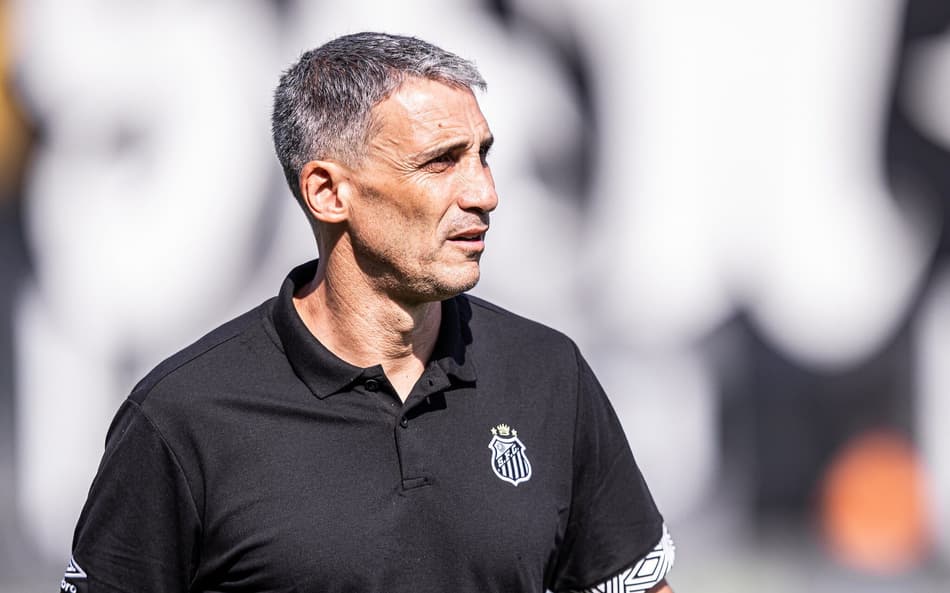 Juan Pablo Vojvoda, técnico do Santos (Foto: Raul Baretta/ Santos FC)