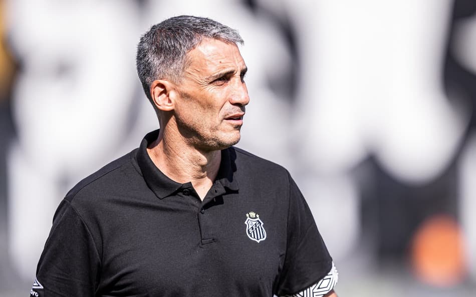Juan Pablo Vojvoda, técnico do Santos (Foto: Raul Baretta/ Santos FC)