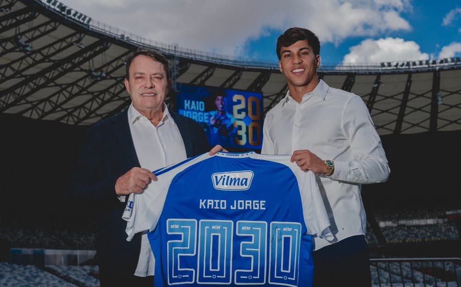 Kaio Jorge e Pedrinho (Foto: Yuri Laurindo/Cruzeiro)
