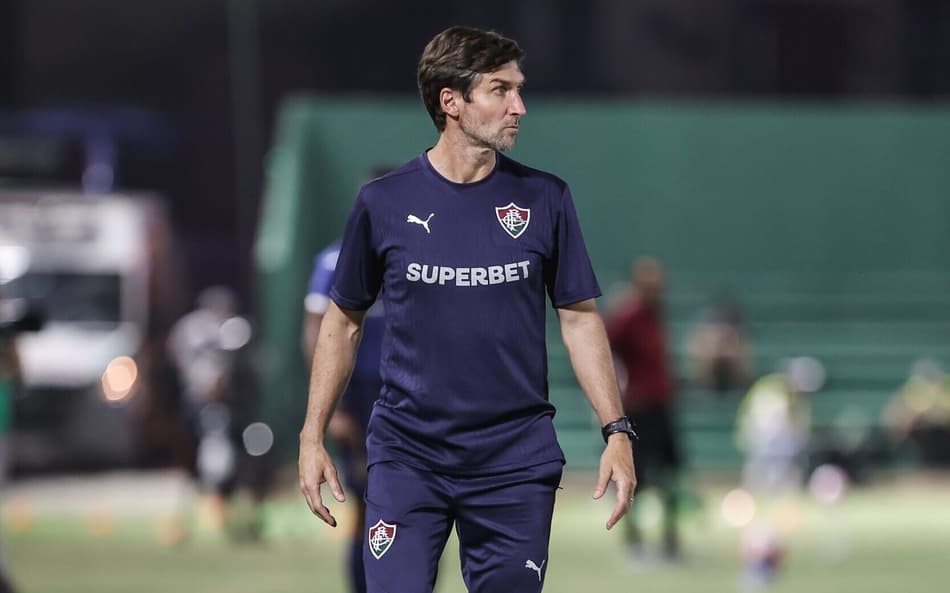 Maxi Cuberas, auxiliar do Fluminense (Foto: Lucas Merçon/ Fluminense FC)