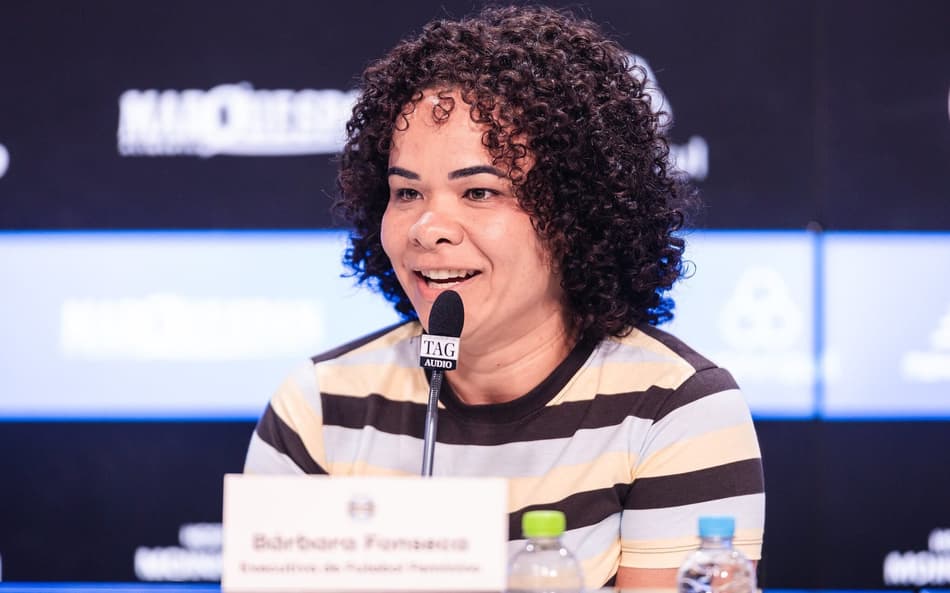 Babi Fonseca, nova executiva de futebol do Grêmio. ( FOTO: WILL ANACLETO/GRÊMIO FBPA)