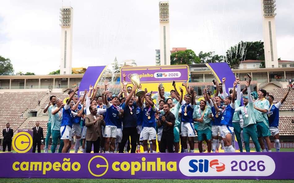 Após título da Copinha, cinco jogadores do Cruzeiro irão subir para o elenco profissional