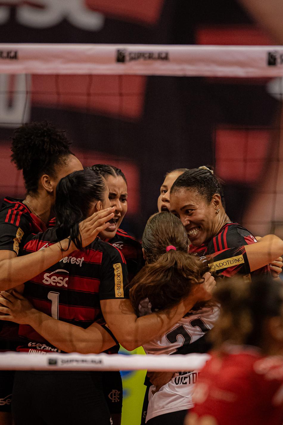 Sesc RJ Flamengo vence Tijuca na Superliga Feminina 25/26 (Foto: Paula Reis/ Flamengo)