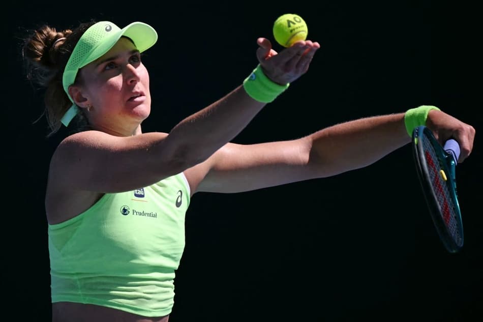 Imagens da estreia de Bia Haddad no Australian Open