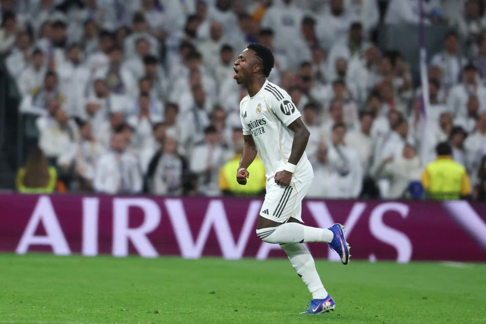Vini Jr em ação pelo Real Madrid (Foto: Thomas Coex/AFP)