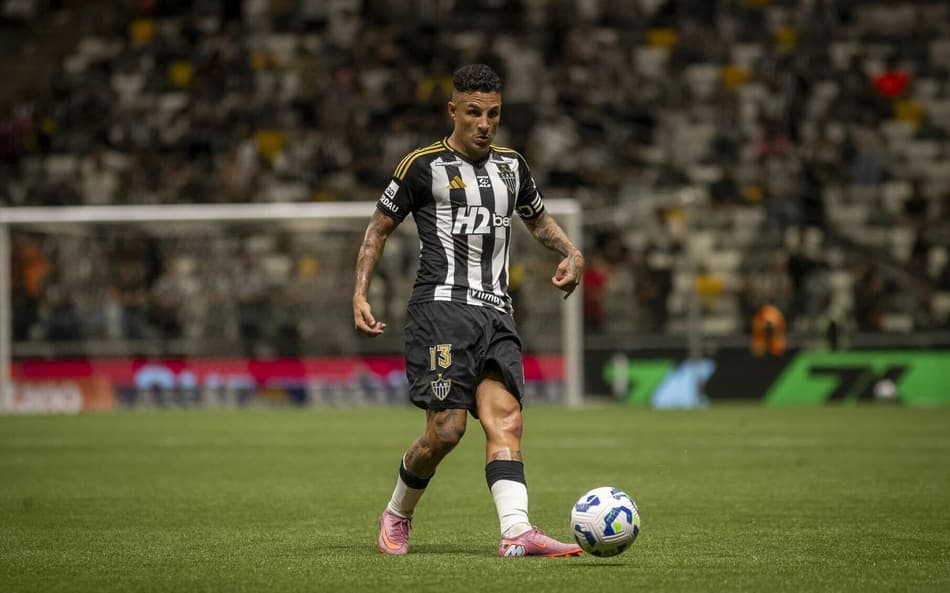 Guilherme Arana em campo pelo Atlético-MG