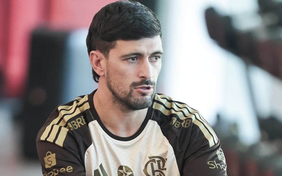 Arrascaeta na representação do Flamengo em 2026 (Foto: Gilvan de Souza/CRF)