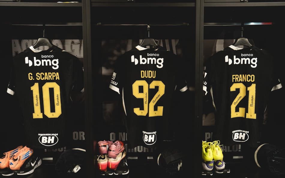 Atlético-MG anuncia numeração oficial para a temporada 2026: confira a camisa dos jogadores