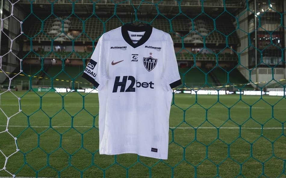 Camisa do Atlético alternativa pronta para a partida (Foto: Pedro Souza / Atlético)