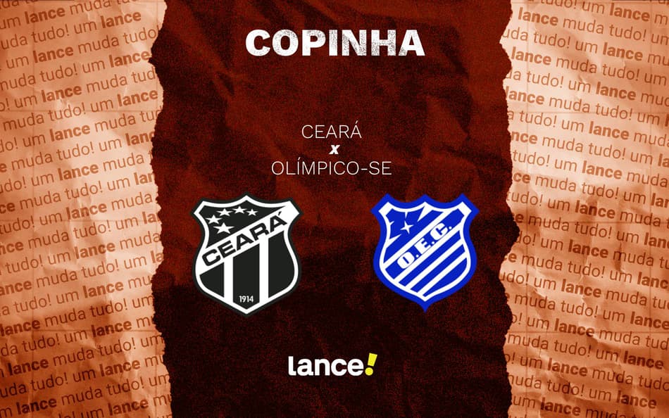 Ceará x Olímpico: onde assistir ao vivo e horário do jogo pela Copinha