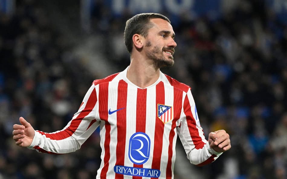 Griezmann em ação pelo Atlético de Madrid (Foto: Ander Gillenea/AFP)