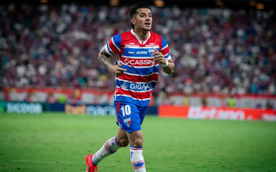 Guzmán foi emprestado pelo Fortaleza (Foto: Mateus Lotif/Fortaleza EC)