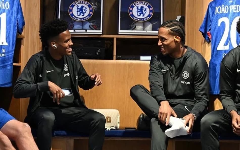 João Pedro e Estevão, os brasileiros do Chelsea (Foto: Arquivo pessoal)