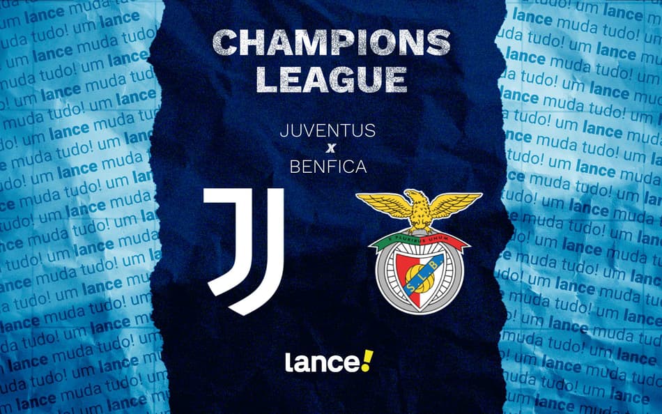 Juventus x Benfica: onde assistir e prováveis escalações do jogo pela Champions League
