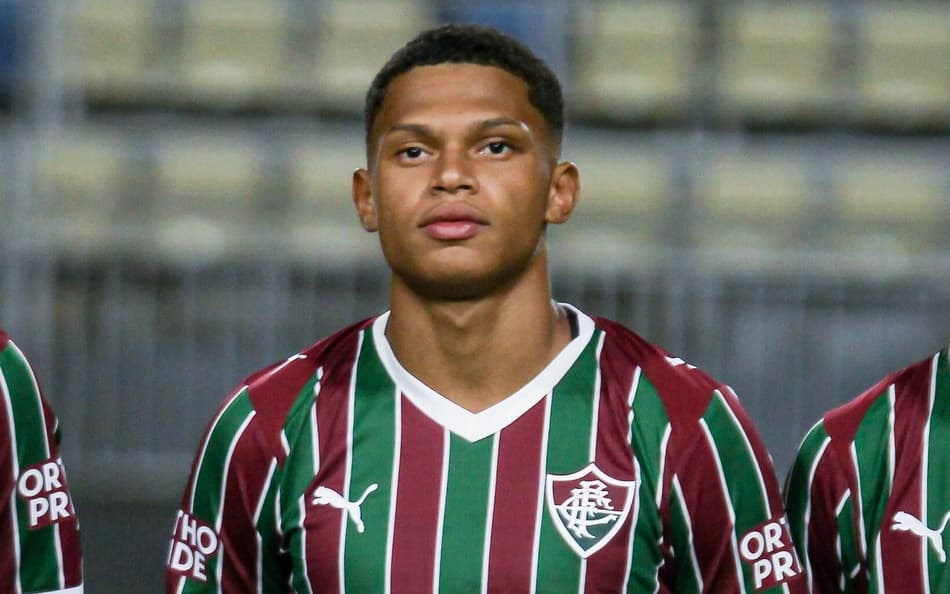 Kelwin em campo pelo Fluminense na Copinha (Foto: Leonardo Brasil/FFC)