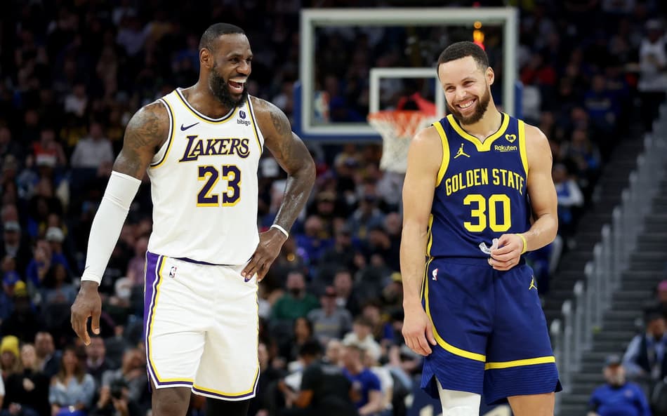LeBron James - Stephen Curry - Los Angeles Lakers x Golden State Warriors - NBA