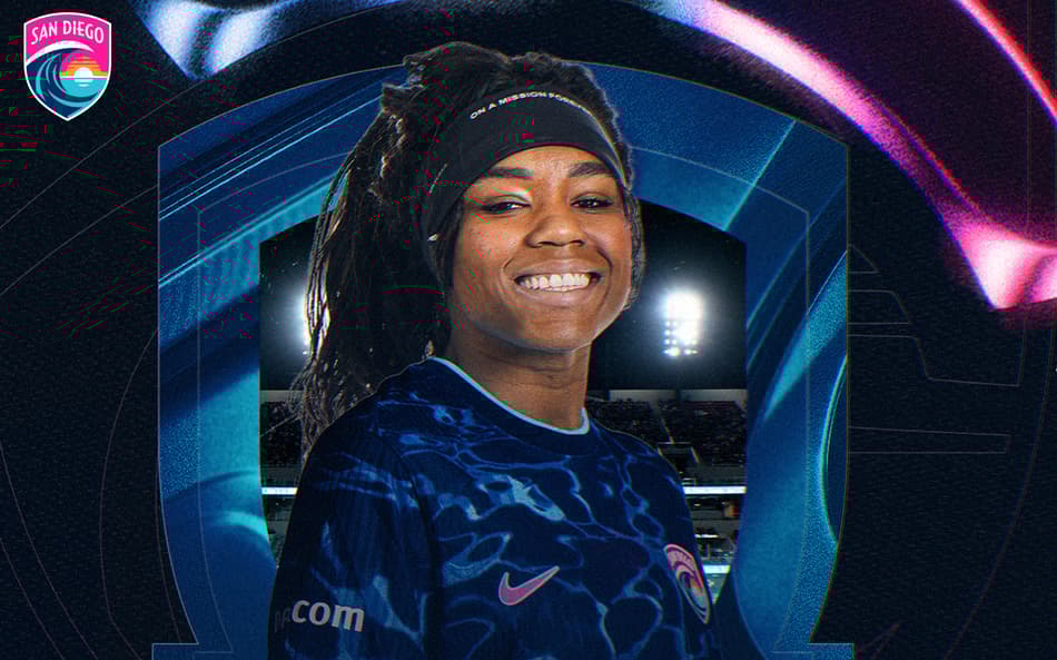 Atacante Ludmila, da Seleção Brasileira, é contratada pelo San Diego Wave. (Foto: San Diego Wave/Divulgação)