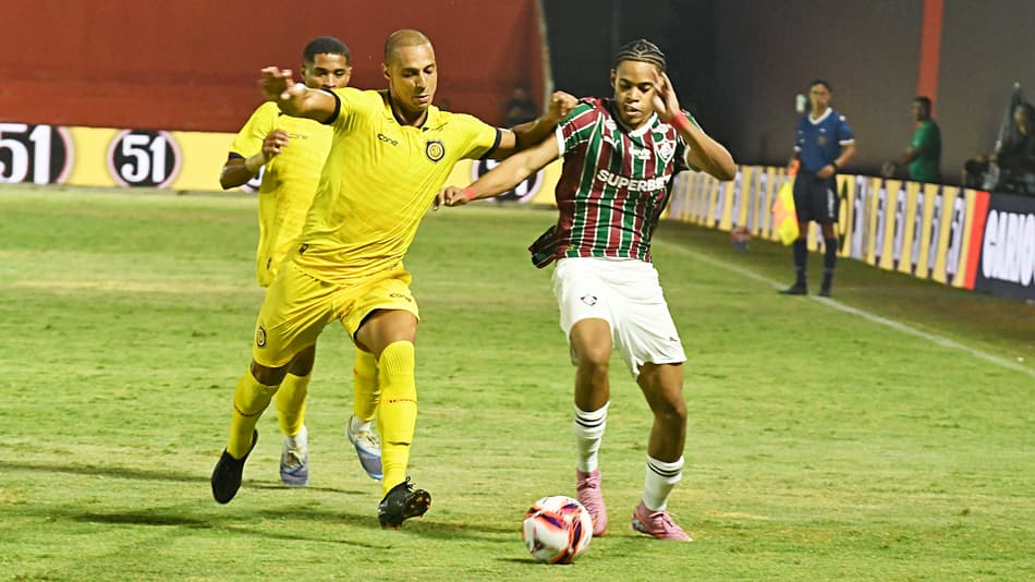 Matheus Reis em campo pelo Fluminense contra o Madureira (Foto: Mailson Santana/FFC)