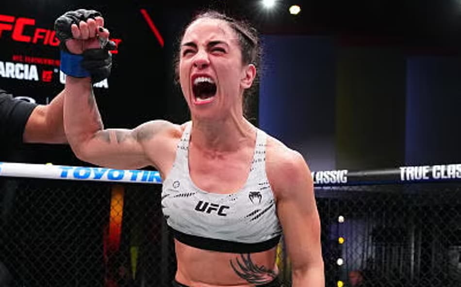 Norma Dumont venceu Ketlen Vieira no card preliminar do UFC Vegas 110 (Foto: Reprodução: Chris Unger / Zuffa LLC / UFC)