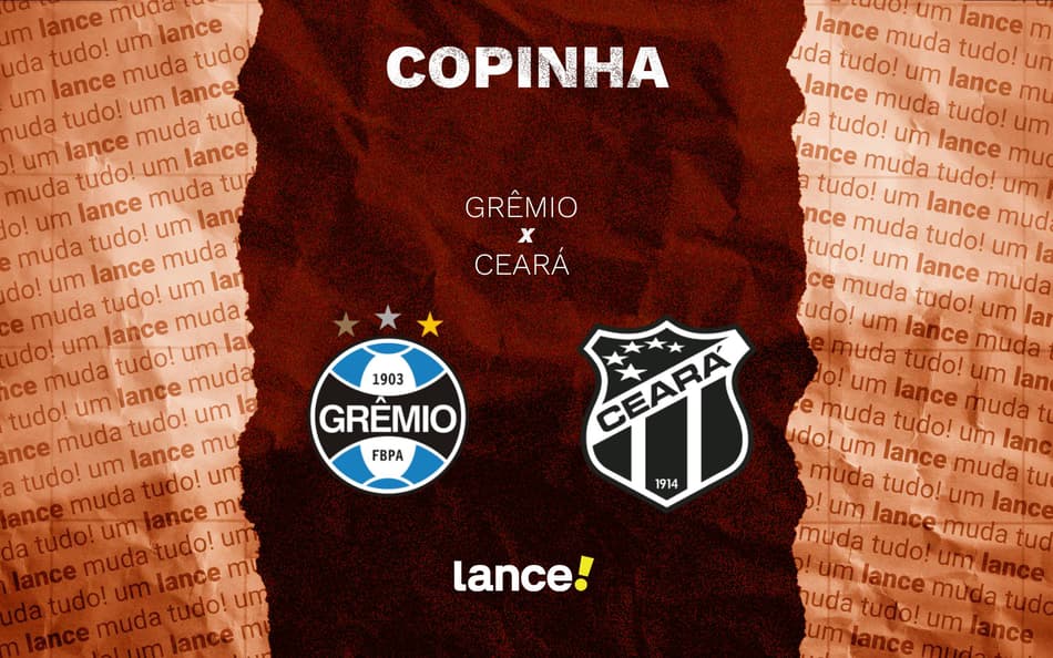 Grêmio x Ceará: onde assistir ao vivo e horário do jogo pela Copinha