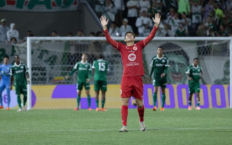 Ibrachina eliminou o Palmeiras na Copinha (Foto: Renato Padalka/Ekobanpress/Gazeta Press) 