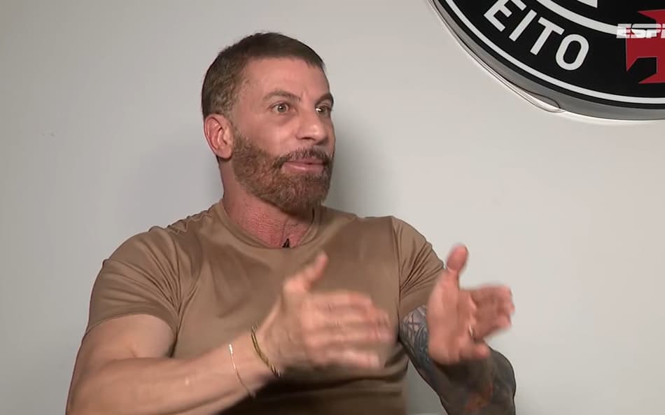 Pedrinho em durante a entrevista com a ESPN