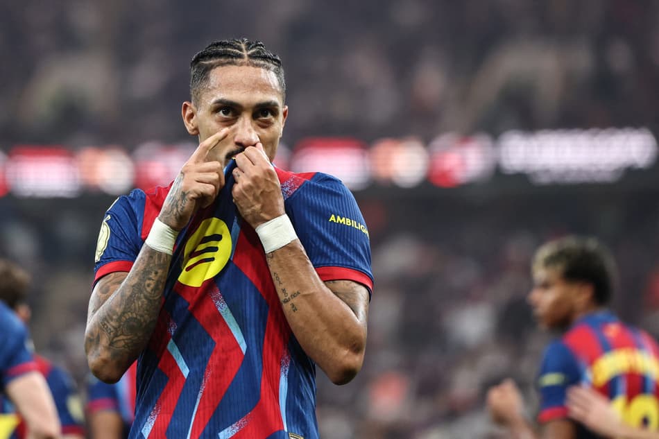 Raphinha - Barcelona x Real Madrid - Supercopa Espanha