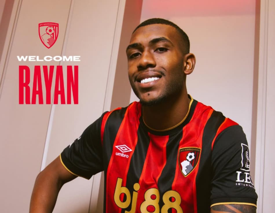 Rayan é apresentada pelo Bournemounth