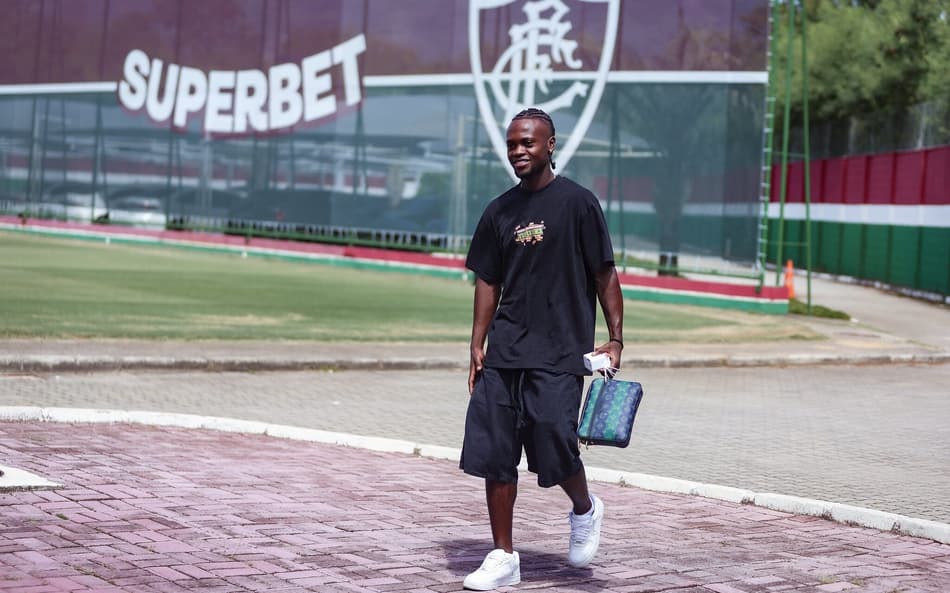 Santi Moreno na reapresentação do Fluminense para 2026