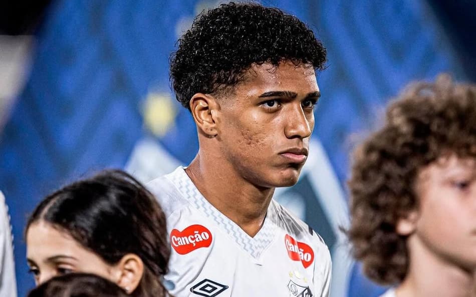 Souza durante partida na Vila Belmiro pelo Brasileirão do ano passado. (Foto: Divulgação/ Santos FC)