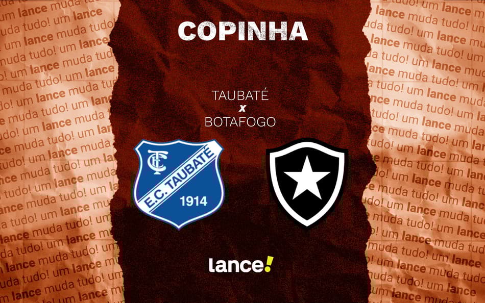 Taubaré x Botafogo fechará o Grupo 22 da Copinha (Foto: Arte/Laance!)