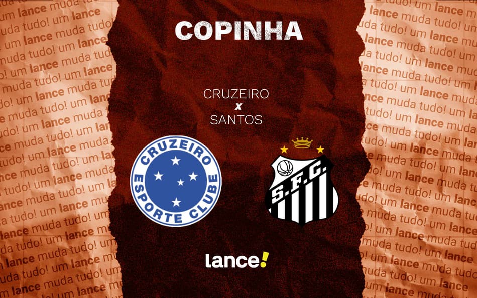 Cruzeiro e Santos jogam pelas oitavas de final da Copinha (Foto: Divulgação/ Lance!)