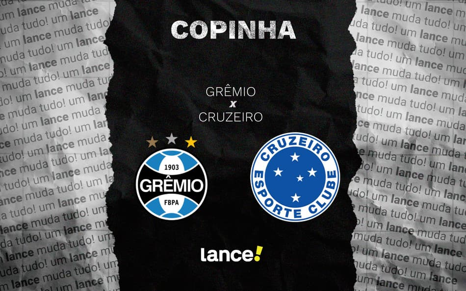 Grêmio x Cruzeiro: onde assistir ao vivo ao jogo pela Copinha