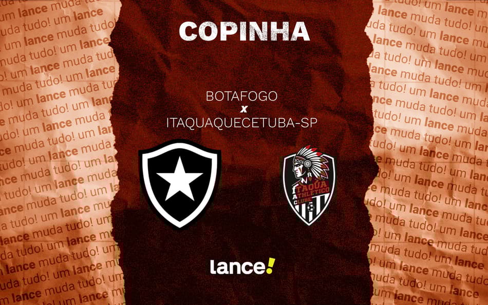 Botafogo x Itaquaquecetuba: onde assistir ao vivo ao jogo pela Copinha