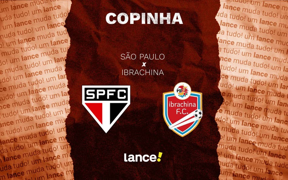 São Paulo x Ibrachina: onde assistir ao vivo ao jogo pela Copinha
