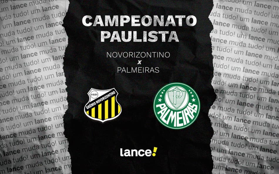 Novorizontino x Palmeiras: onde assistir, horário e escalações do jogo pelo Paulistão