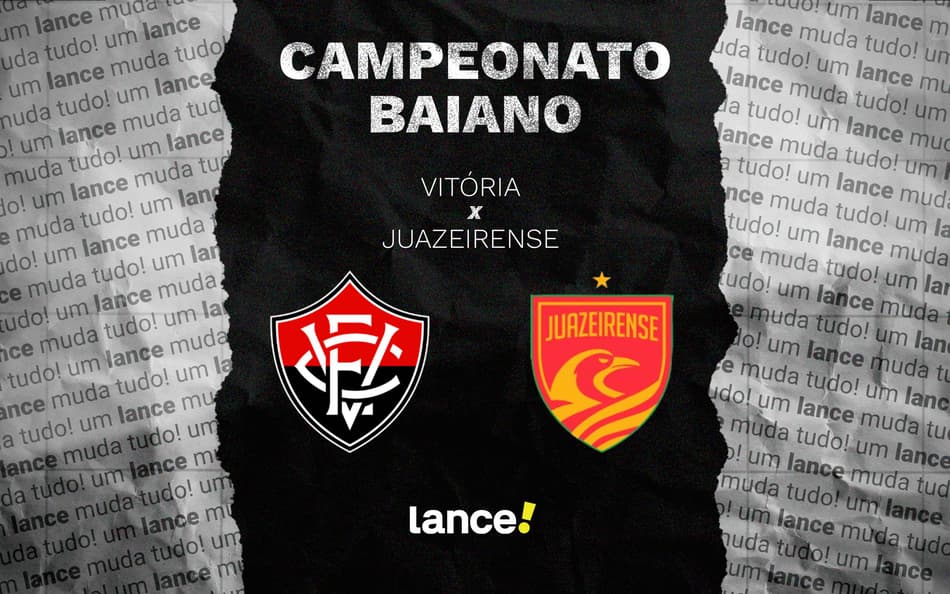 Vitória e Juazeirense se enfrentam nesta quarta (Foto: arte / Lance!)