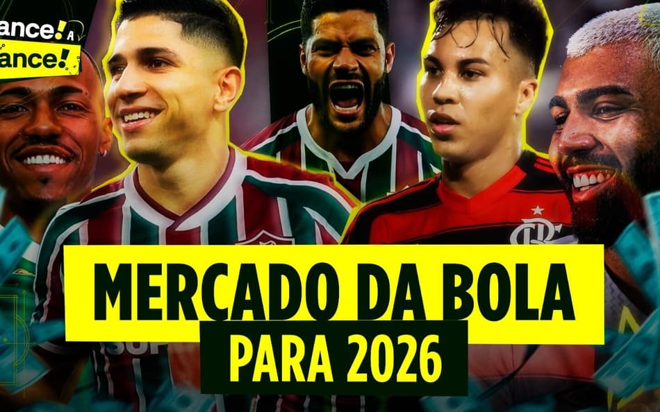 Live sobre o mercado da bola (Foto: Montagem Lance!)