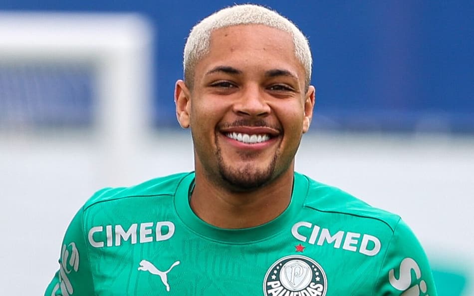 Vitor Roque, atacante do Palmeiras (Foto: Fabio Menotti/Palmeiras)