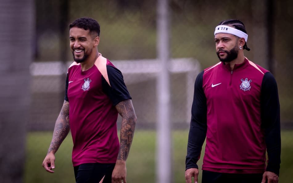 Memphis Depay volta a ser relacionado pelo Corinthians (Foto: Rodrigo Coca/Agência Corinthians)